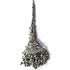 Silver Color Tassels | Silver Color tassels | Craft Beads Tassels | Cone With Beads Tassels | hanging latkan Set of 2 | Craft Making Tassels | Tassels For Women | Shadi | Weddings | Buy Online tassels | Best Price | Affordable Price | Craft Shop india