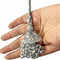 Silver Color Tassels | Silver Color tassels | Craft Beads Tassels | Cone With Beads Tassels | hanging latkan Set of 2 | Craft Making Tassels | Tassels For Women | Shadi | Weddings | Buy Online tassels | Best Price | Affordable Price | Craft Shop india