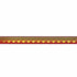 Red & Golden Zari Color Weaving Border 0.5 Inch- ( 5 mtr )