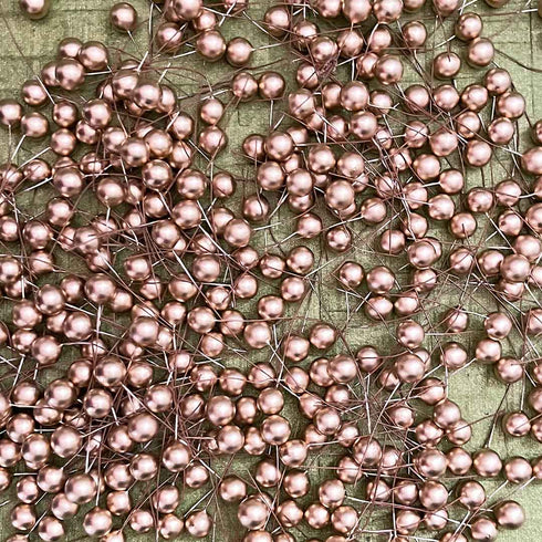 Golden Color Berries Stem Pack Of 50