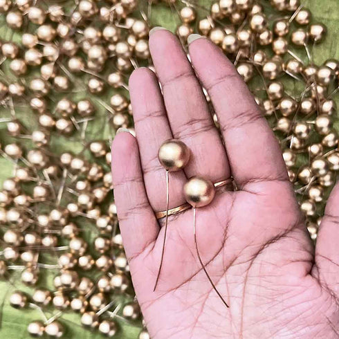 Golden Color Berries Stem Pack Of 50