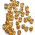 Golden Color Flower Shape Fancy Buttons Set Of 10