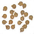 Gold Color Metal Life Of Tree Round Shape Fancy Buttons Set Of 10