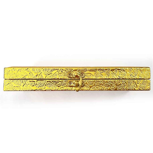 Golden Color Cash Box For Wedding Favors