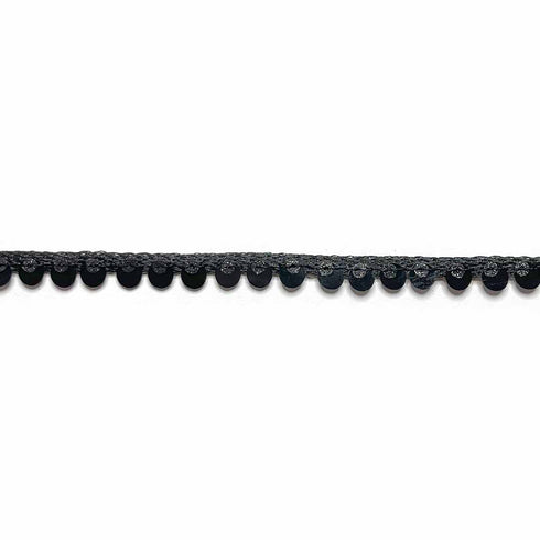 Black Color Sequence Lace Border (9 meter)