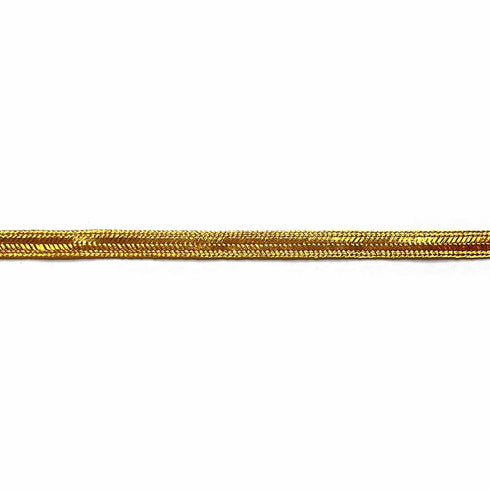Gold Color Braided Lace - ( 5mtr )
