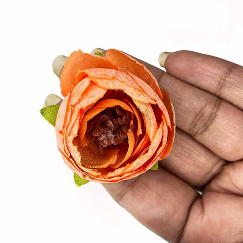 Orange Peony Buds Pack of 25 (1.5" Inches)