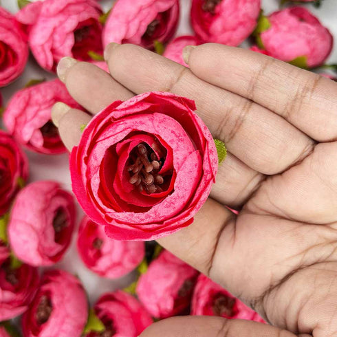 Pink Peony Buds Pack of 25 (1.5" Inches)