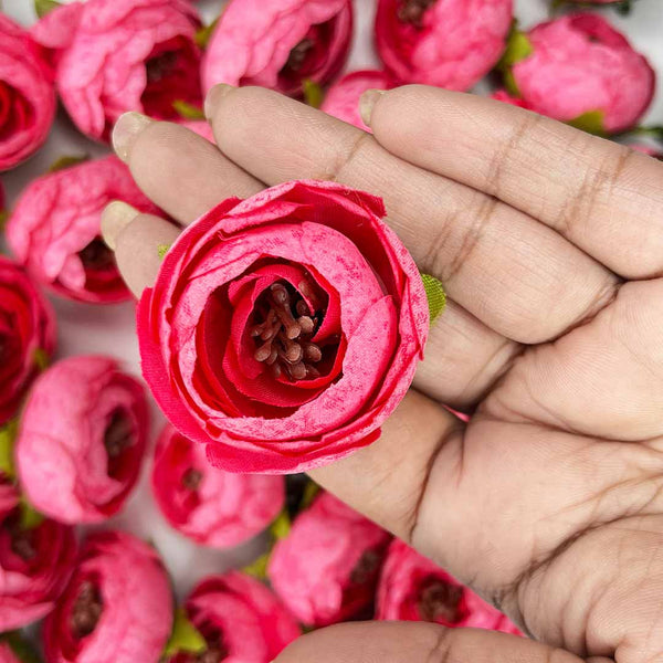 Pink Peony Buds Pack of 25 (1.5" Inches) | Pink Peony Buds | buds | Pack of 25 | Art Craft | Craft Shop India