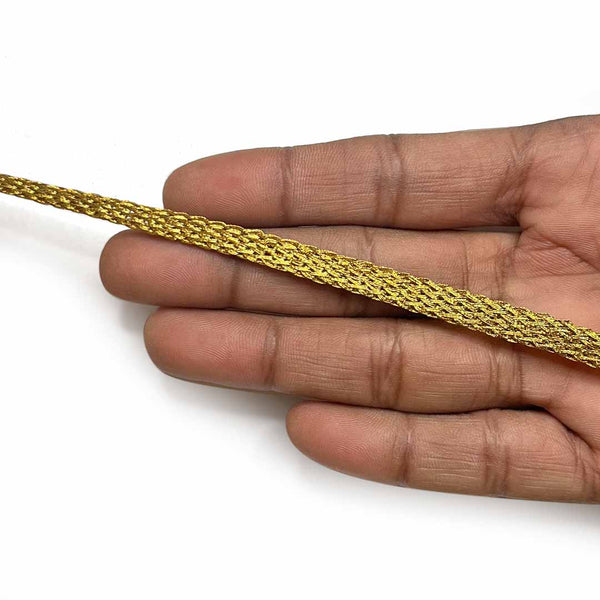 Golden Color laces | Dori Lace | Laces | Flat lace | Art Craft | Online Craft | Hobby Craft | Craft Material | Craft Shop India | Craft Store Online | Handemade | Indian decoration | Craft Making | Project Making | Wedding Decoration