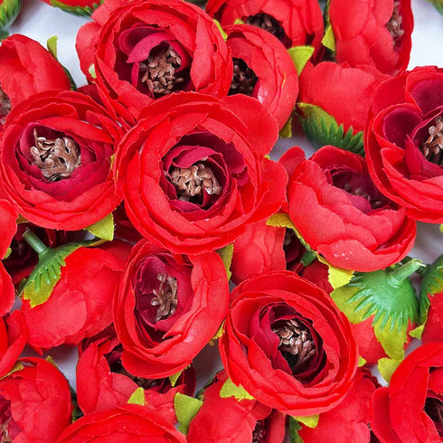 Red Peony Buds Pack of 25 (1.5" Inches)