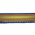 Blue & Golden Zari Color Weaving Border 3-In-One - ( 5 mtr )