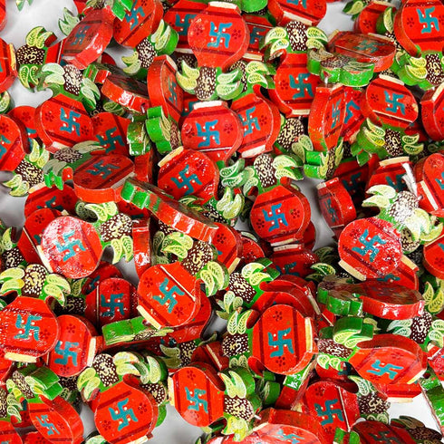 Kalash Red & Green Wooden Miniature