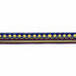 Blue & Golden Zari Color Weaving Border 3-In-One - ( 5 mtr )