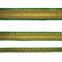 Green & Golden Zari Color Weaving Border 3-In-One - ( 5 mtr )