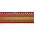 Pink & Golden Zari Color Weaving Border- 1.5 inch ( 5mtr )