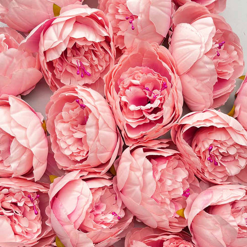 Pink Peony Buds Pack of 4 (4" Inches)