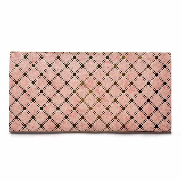 Golden Check On Pink Color Shagun Envelope Pack Of 10 | craft shop india | india craft shop | shop craft india | craft shop india | shop craft