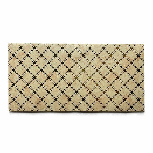 Golden Check On Cream Color Shagun Envelope Pack Of 10