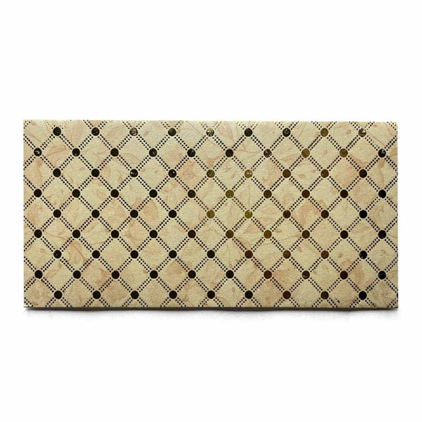 Golden Check On Cream Color Shagun Envelope Pack Of 10 | craft shop india | india craft shop | shop craft india | craft shop india | shop craft