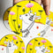 Yellow Pichwai Cow With Lotus Mdf | Craft Shop India | Craft Shop | lotus Flower | Cow With Mdf | MDF Cutouts | Lotus MDF | Craft Shop India