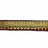 Maroon & Golden Zari Color Weaving Border 1 Inch- ( 5 mtr )
