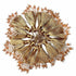 Rose Gold Zari Thread Tassels With Beads Set Of 2