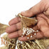 Tassels | Online tassels in India | best Price tassels | White Color Tassels | Thread Tassels | Tassels With zari Work | Tassels With Beads Set of 2 | Resham Work tassels | Craft Making | Dress Making | Suit Design | Sharee making | Decoration | Indian Women | Indian Art | Craft Shop India
