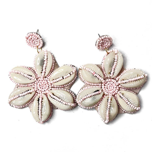 Kaudi Shell Flower Shape Earrings