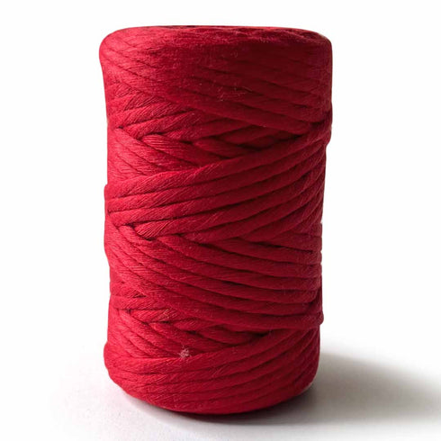 Red - 4 mm Single Strand Macramé Cord