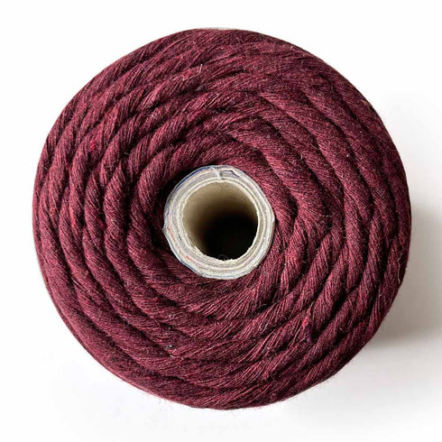 Maroon - 4 mm Single Strand Macramé Cord