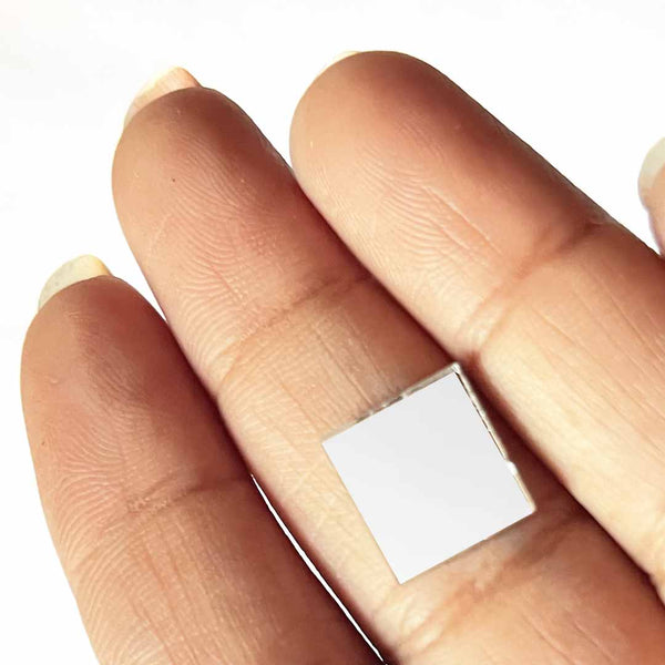 Square Shape Mirror | Mirror Pack of 50 Grams | Beautiful Mirror Design | But Online Mirror | Mirror For Crafting | Mirror For Decorative Designs | Lippan Art | Craft Shop India