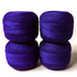 Dark Blue 3 PLY Premium Knitting Crochet Cotton Thread Balls for Knitting, Weaving, Embroidery and Craft Making