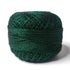 Metallic Dark Green Cotton Crochet Thread Balls for Knitting, Weaving, Embroidery and Craft Making