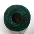 Metallic Dark Green Cotton Crochet Thread Balls for Knitting, Weaving, Embroidery and Craft Making