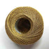 Metallic Gold Cotton Crochet Thread Balls for Knitting, Weaving, Embroidery and Craft Making