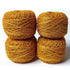 Metallic Mango Yellow Cotton Crochet Thread Balls for Knitting, Weaving, Embroidery and Craft Making