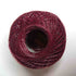 Metallic Maroon Cotton Crochet Thread Balls for Knitting, Weaving, Embroidery and Craft Making
