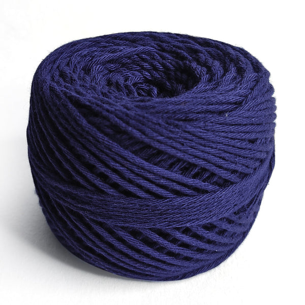 Navy Blue | Blue Color | 8 Ply Cotton Chrochet Thread Balls | Weaving | craft Making | Craft Shop India