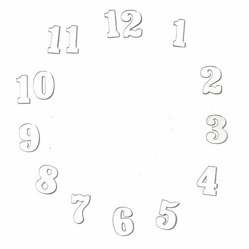 Acrylic clock Number | Clock Number | Multi Colored | Timekeeper | Chronagraph | choronameter | timepiece | Tempus | Timer | Time Recorder | Craft Shop India | clock Material