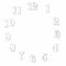 Acrylic clock Number | Clock Number | Multi Colored | Timekeeper | Chronagraph | choronameter | timepiece | Tempus | Timer | Time Recorder | Craft Shop India | clock Material