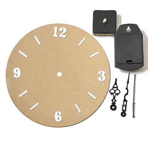 Clock Set 2 | Mdf Clock | Design Cutouts Clock | Timekeeper | Chronagraph | choronameter | timepiece | Tempus | Timer | Time Recorder | Craft Shop India | clock Material