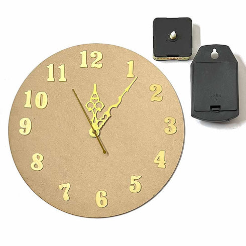 Clock Set 1 | Clock Set | MDf Cutouts Clock Design | Timekeeper | Chronagraph | choronameter | timepiece | Tempus | Timer | Time Recorder | Craft Shop India | clock Material