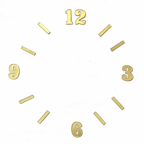 Acrylic clock number | Clock Number | Clock | Acrylic clock Dial | Roman number | Size:8 inch | Timekeeper | Chronagraph | choronameter | timepiece | Tempus | Timer | Time Recorder | Craft Shop India | clock Material