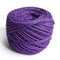 Purple Color 8 PLY Cotton Crochet Thread Balls for Weaving and Craft Making - 100GMS