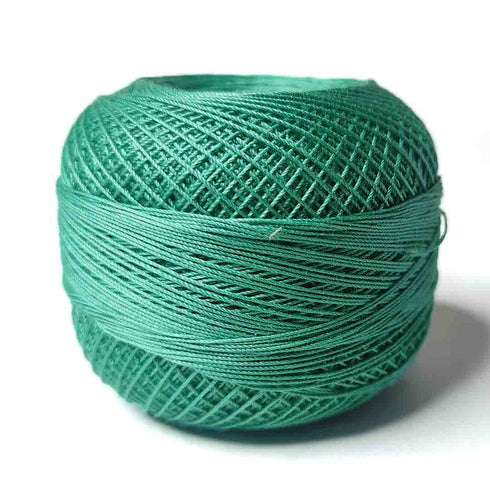 Sea Green 3 PLY Premium Knitting Crochet Cotton Thread Balls for Knitting, Weaving, Embroidery and Craft Making