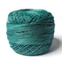 Metallic Teal Green Cotton Crochet Thread Balls for Knitting, Weaving, Embroidery and Craft Making